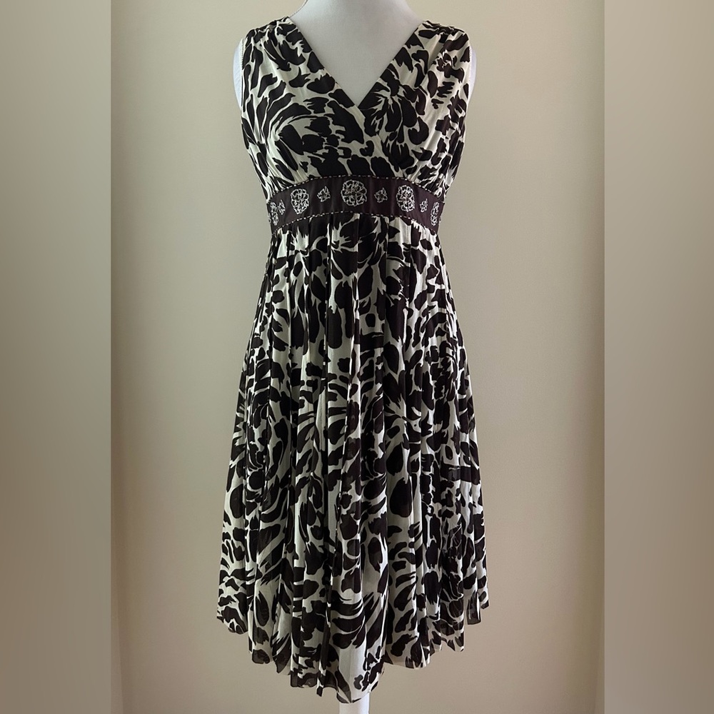 Pretty Brown/Cream Dress